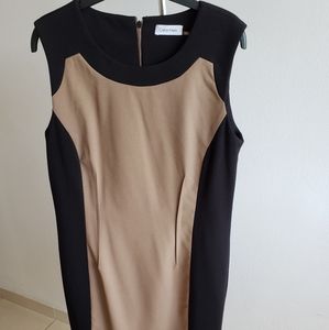 Calvin Klein color block dress